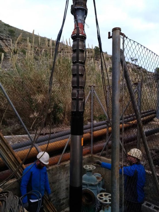 Trabajos en Rotova Bomba de Agua